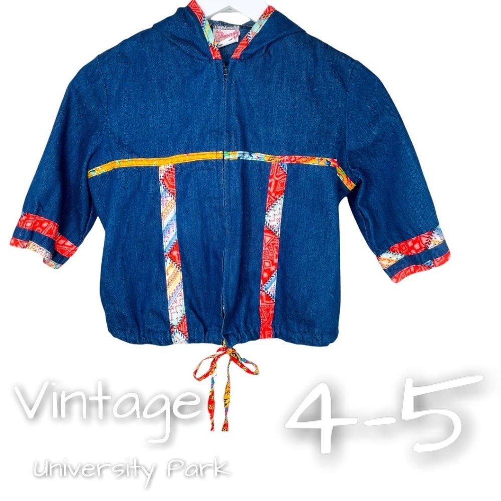 Vintage University Park Denim Jacket 4-5